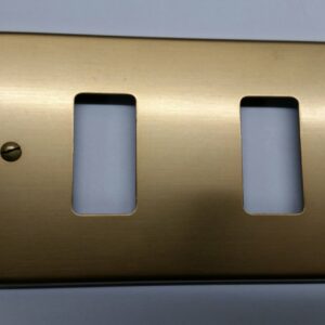 BTICINO 503/2BR Placca BTICINO Magic per 503 2 posti bronzo