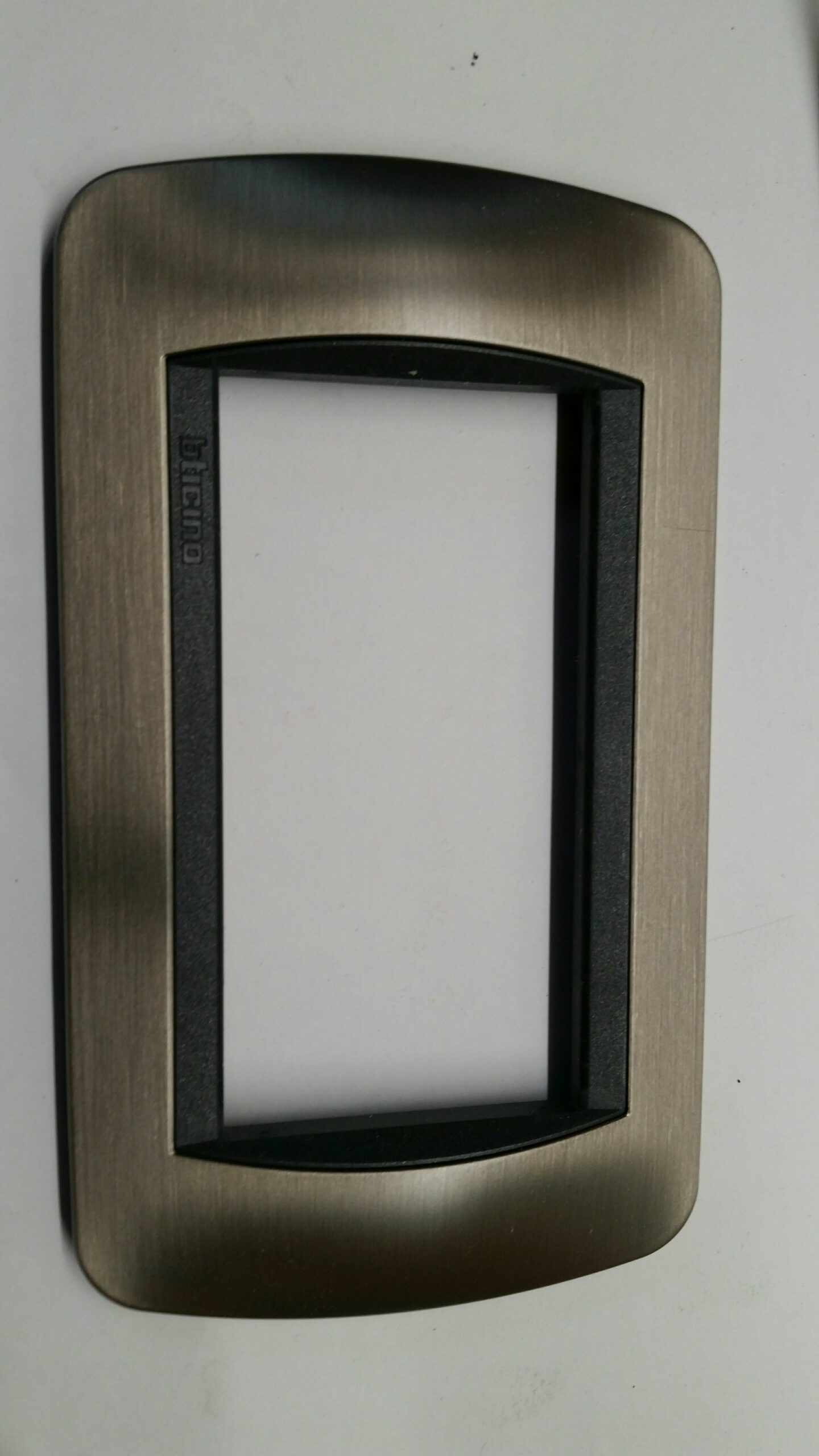 BTICINO L4804ACS Placca BTICINO Living International 4 posti acciaio spazzolato