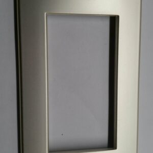 BTICINO N4804SA Placca BTICINO Living Light alluminio naturale 4 posti