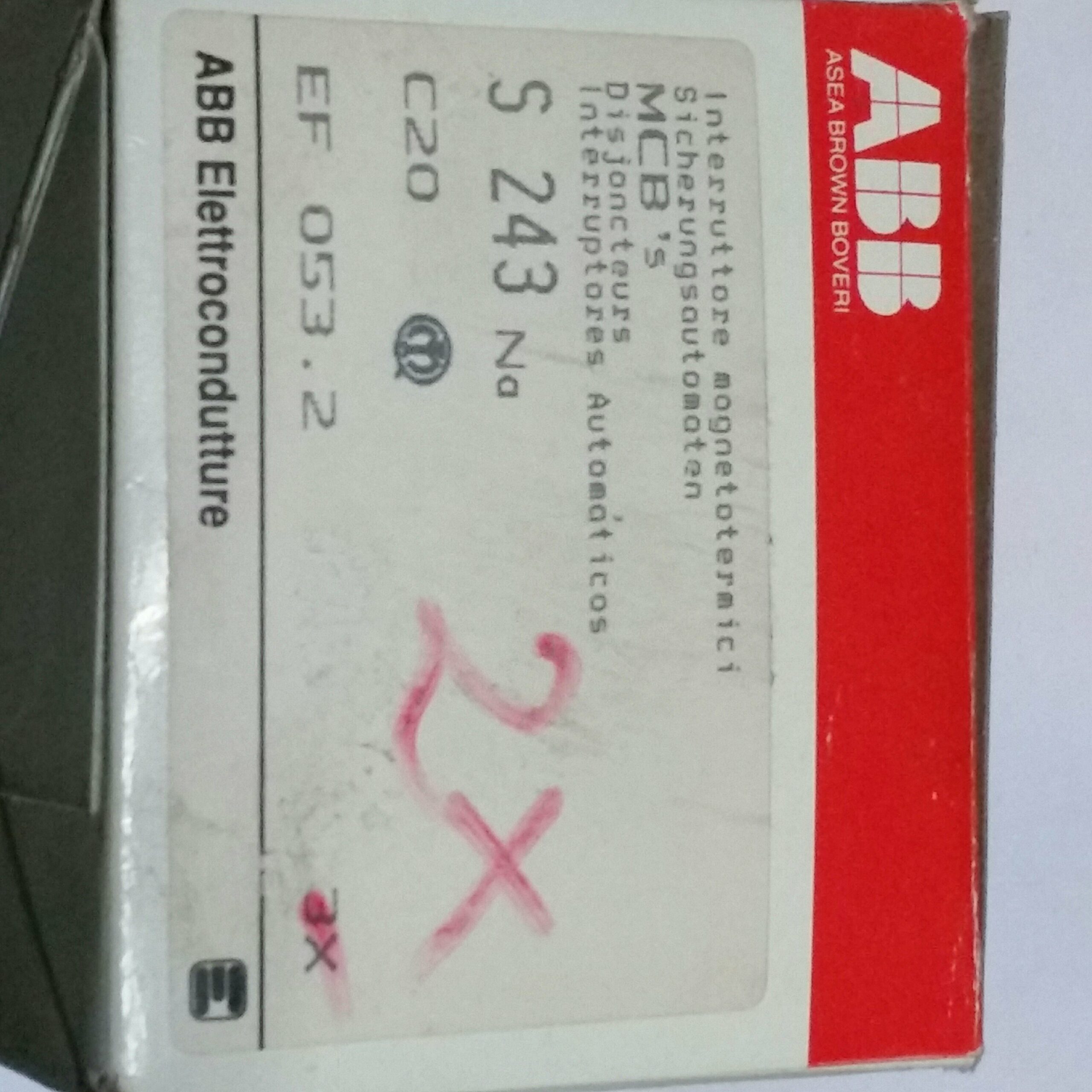 ABB EY 053 2 Interruttore magnetotermico ABB 4P 25A 4,5kA - immagine 2