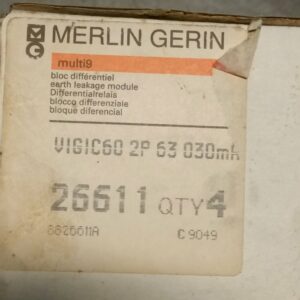 MERLIN GERIN SCHNEIDER 26611 Blocco differenziale MERLIN GERIN  63A, 0,03A 2P