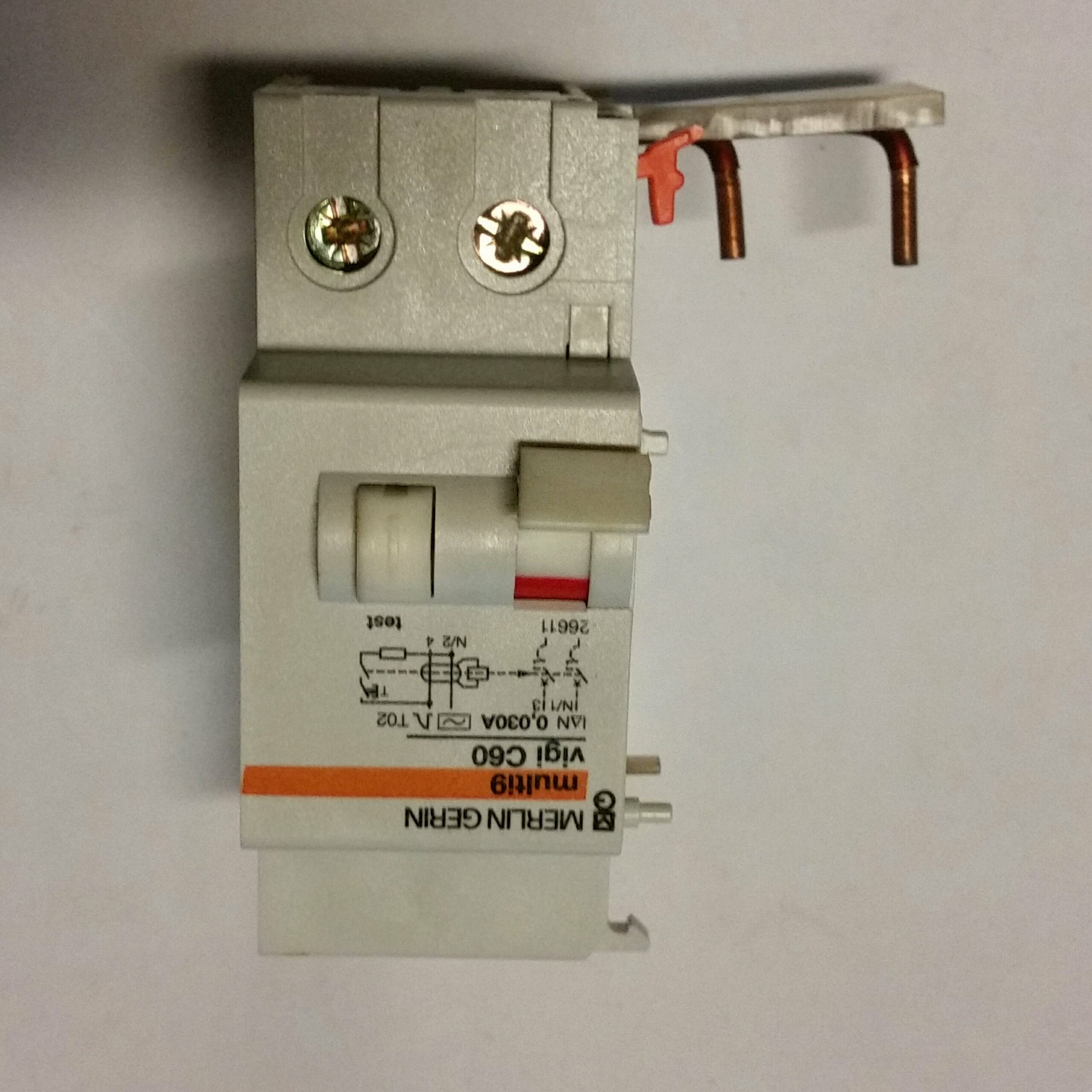 MERLIN GERIN SCHNEIDER 26611 Blocco differenziale MERLIN GERIN 63A, 0,03A 2P - immagine 2