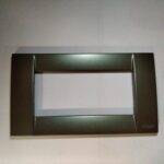 VIMAR 16734.29 Placca Vimar Idea classica, metallo colore petrolio, 4 posti.