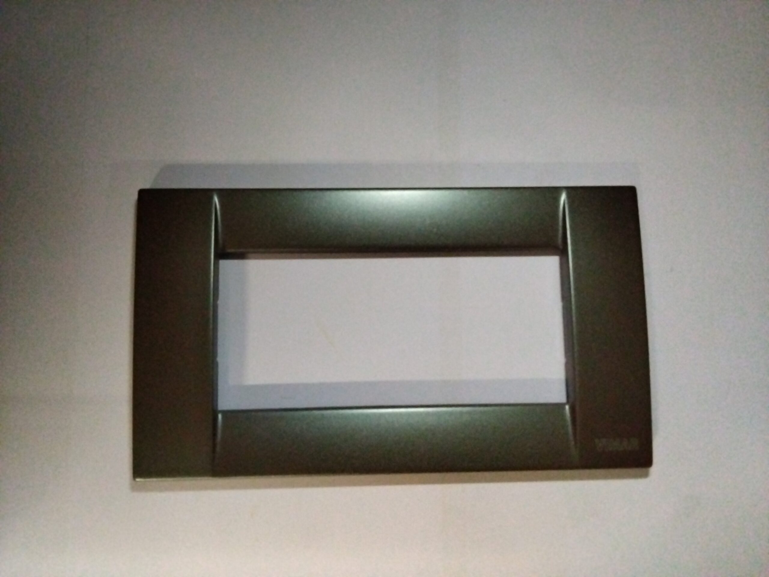 VIMAR 16734.29 Placca Vimar Idea classica, metallo colore petrolio, 4 posti.