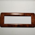 VIMAR 16756.42 Placca Vimar Idea Rondo' ciliegio, 6 posti.