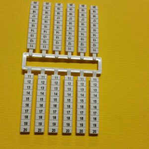 CABUR SN811 Striscia numeri da 11 a 20