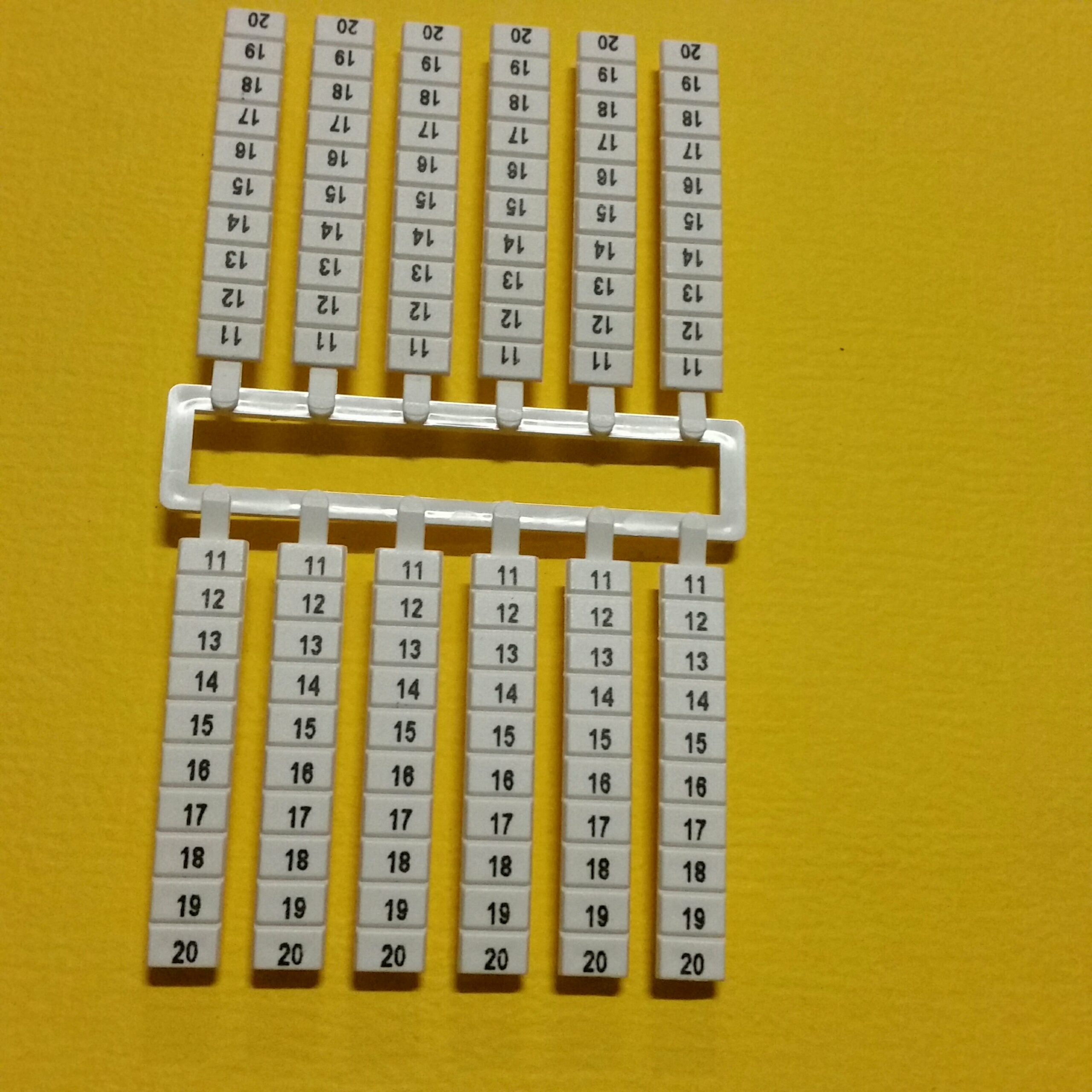 CABUR SN811 Striscia numeri da 11 a 20