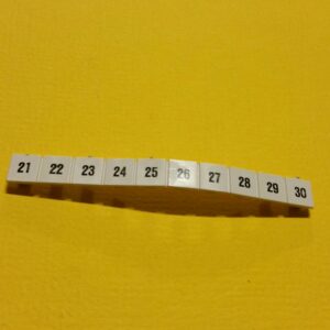 CABUR SN421 Striscia numeri 21-30