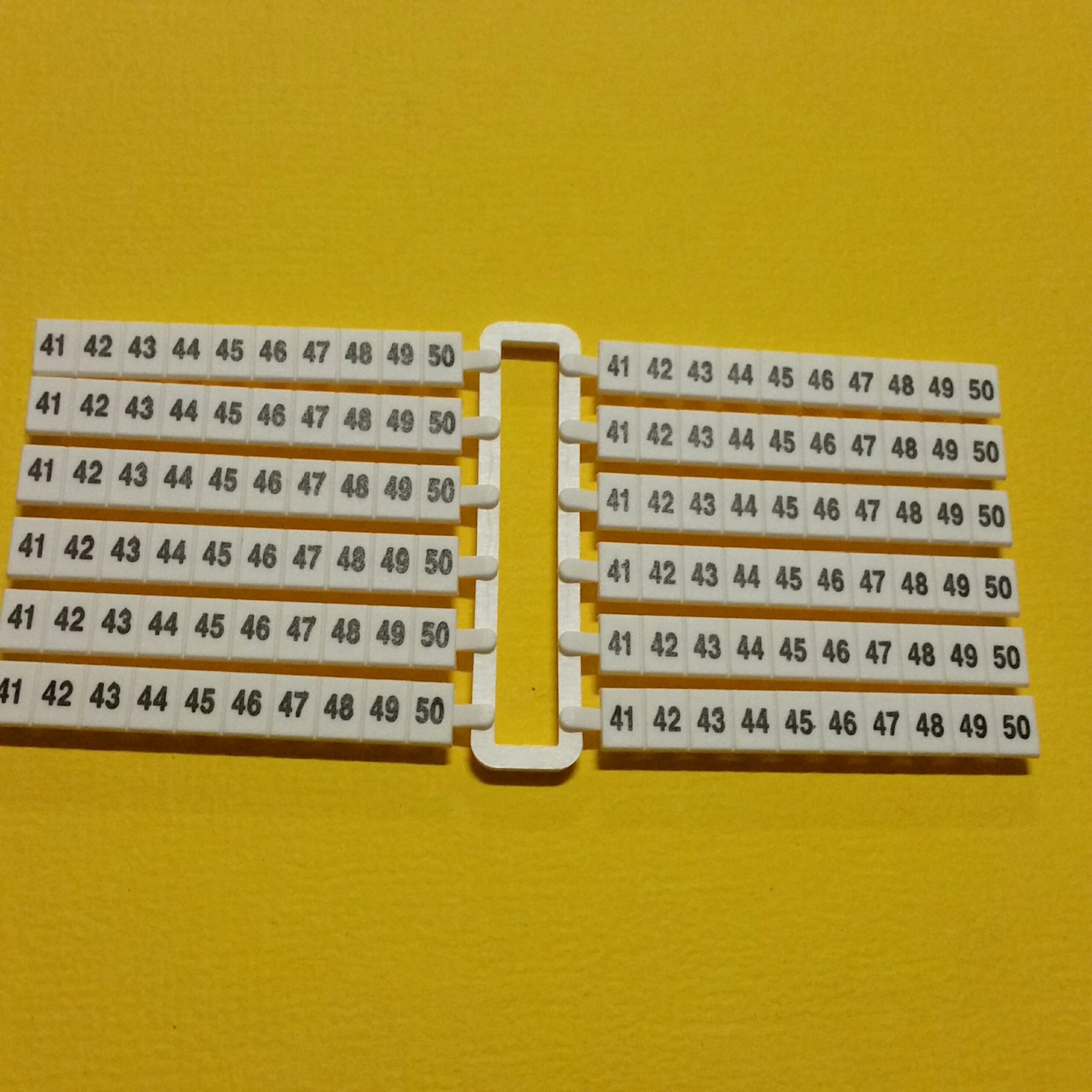 CABUR SN141 Striscia numeri 41-50