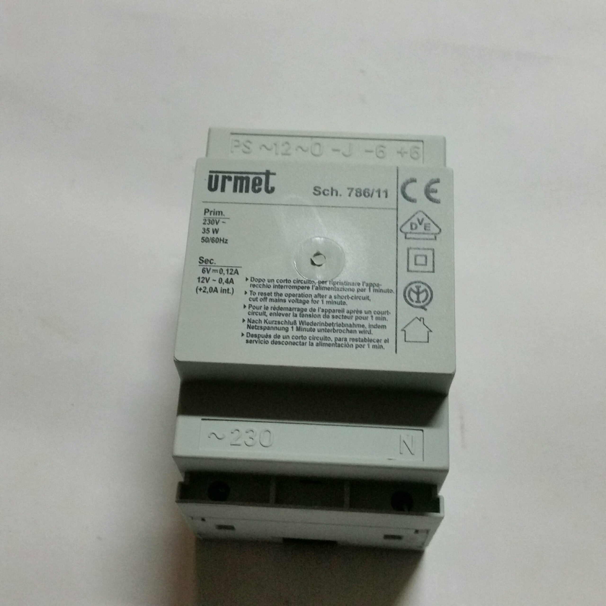 URMET 786/11 Alimentatore citofonico