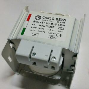 Alimentatore per lampade alogenuri e sodio A.P. CARLO BEZZI CB6206