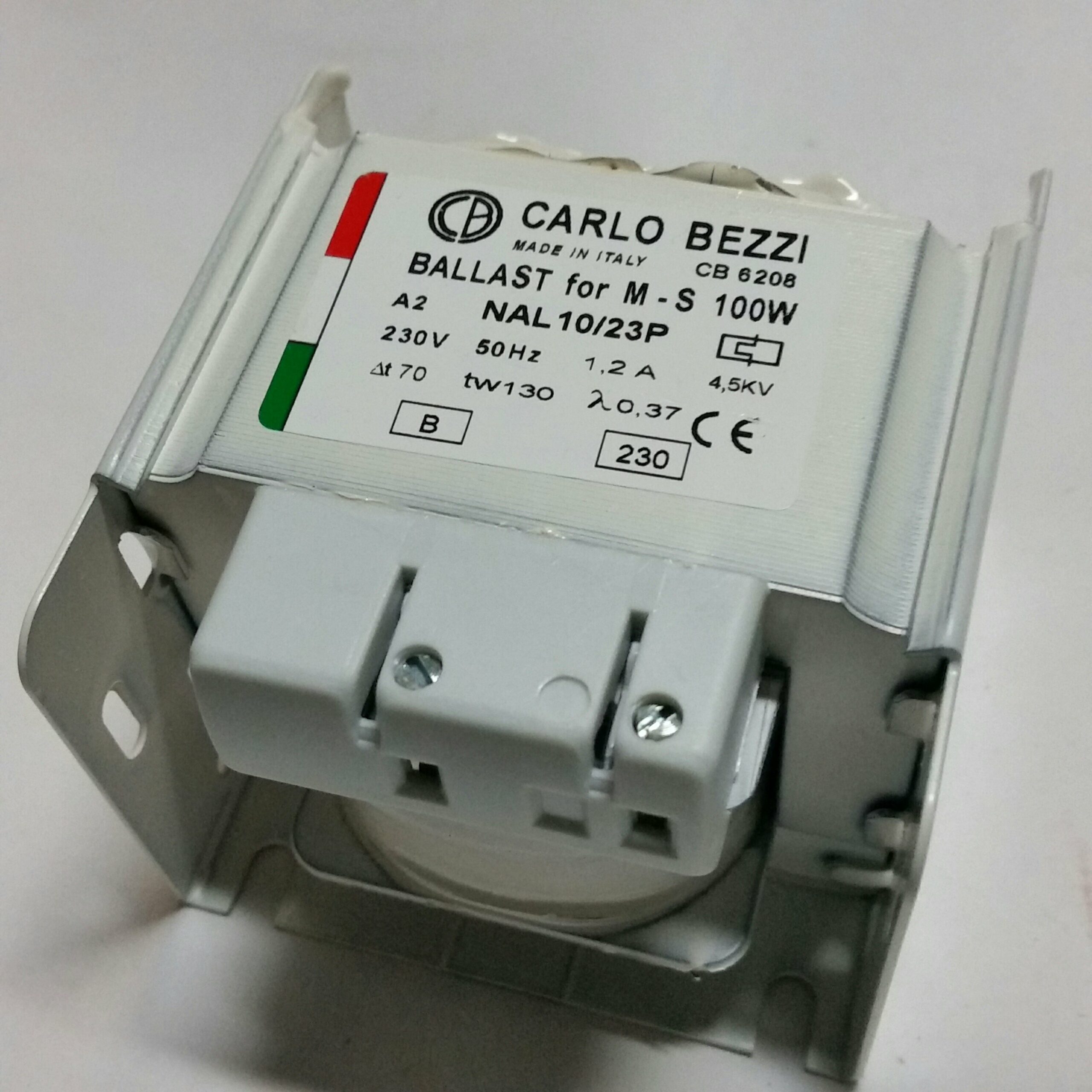 Alimentatore per lampade alogenuri e sodio A.P. CARLO BEZZI CB6206