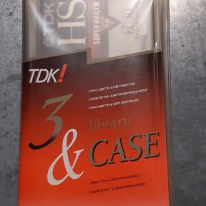 tdk 3 cassette vhs