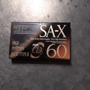 Cassetta audio tdk sa-x