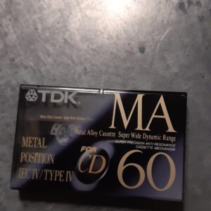 Cassetta audio tdk ma60