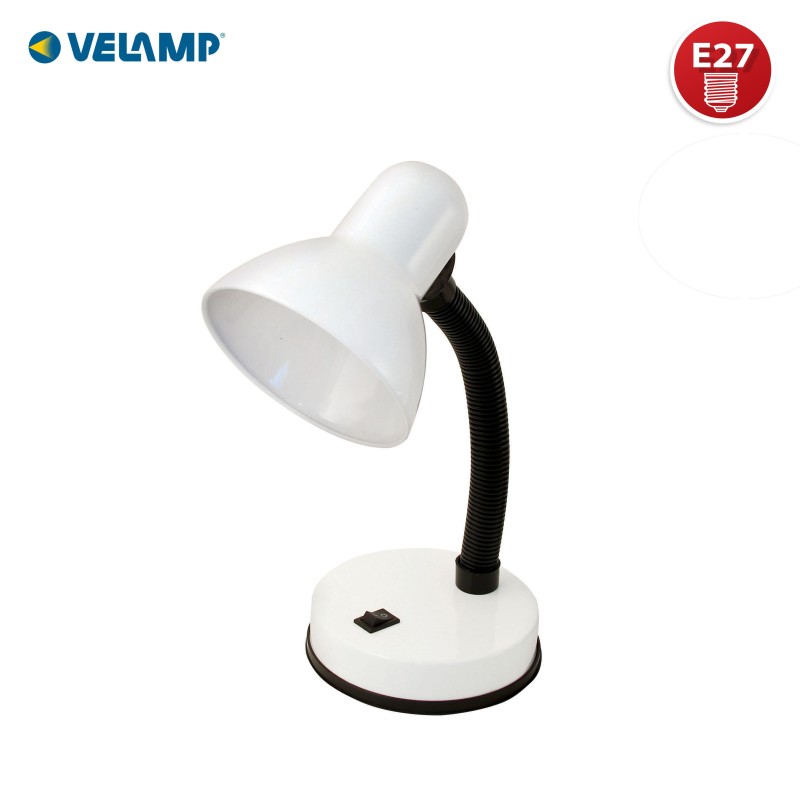 Lampada da tavolo classica bianca