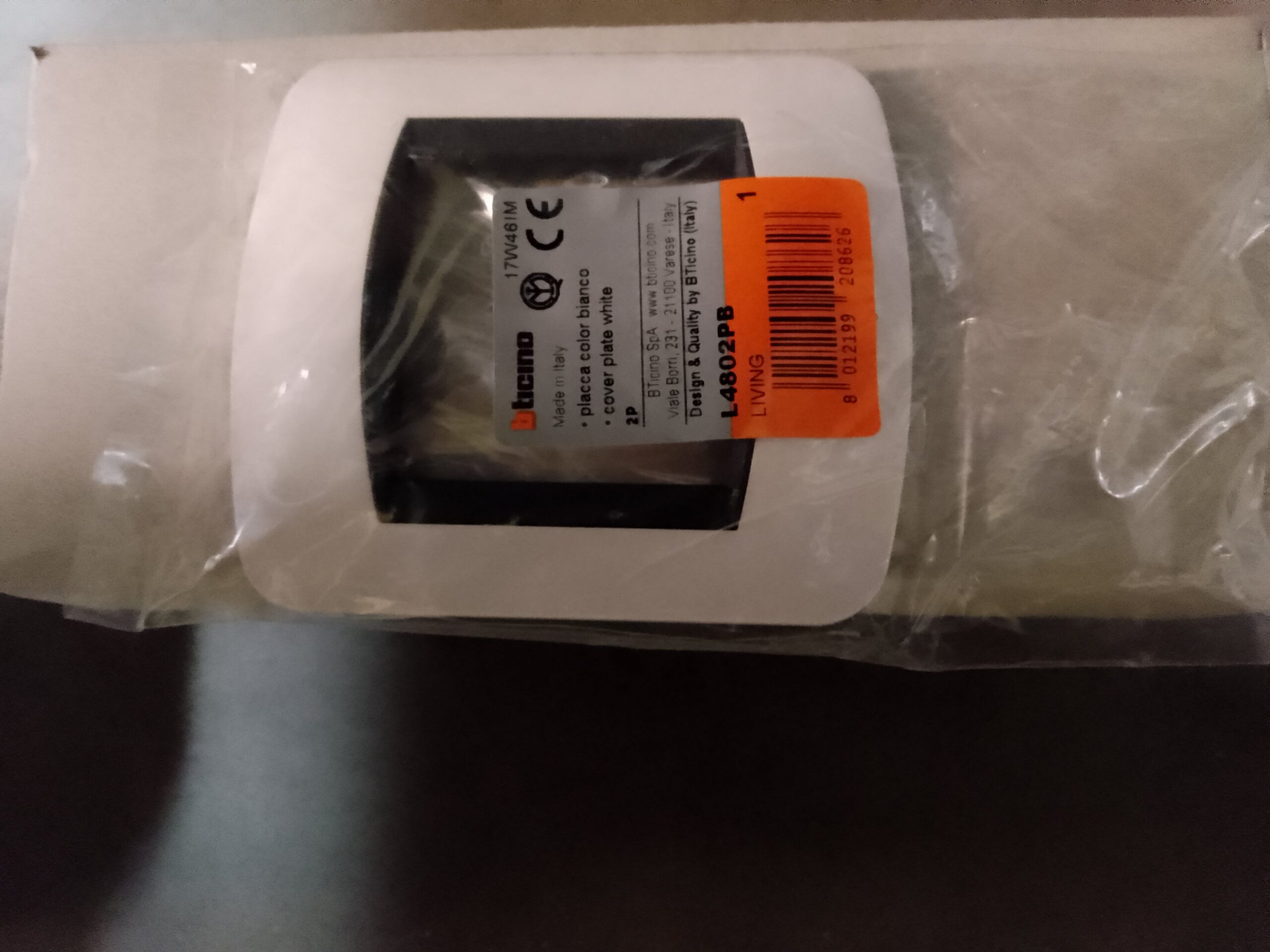 Placca a 2 posti Biticino Living