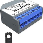 Shelly EM - Modul contatore energia Wi-Fi + pinza amperometrica 50A