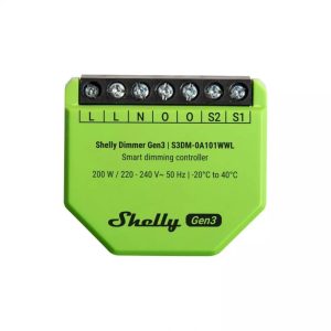 Shelly Dimmer Gen3 - Smart Dimmer AC 1ch. Wi-Fi/BT/Matter + PM