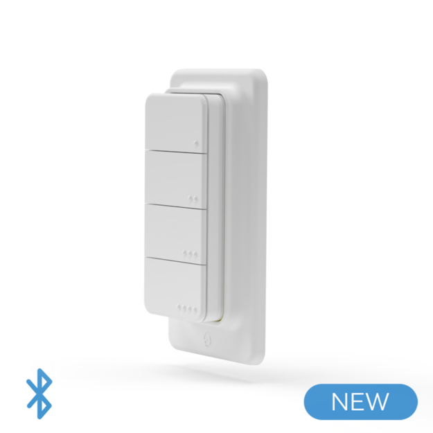 Shelly BLU RC Button4 - Telecomando a muro con 4 tasti Bluetooth