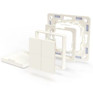 Shelly BLU Wall Switch 4 (+Legrand adapter) - Pulsante a muro Bluetooh 4 tasti